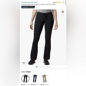 Columbia Women's Anytime Outdoor Boot Cut Pant